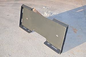 skid steer quick attach blank